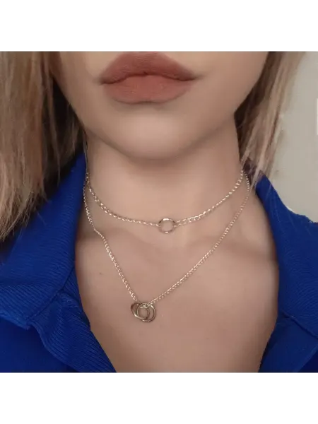Glamorous goddess Колье цепочка на шею многослойное