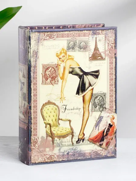 Glasar Шкатулка книга настольная для мелочей