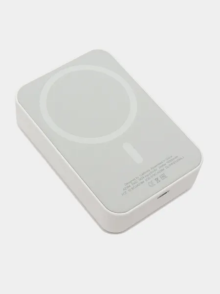 Беспроводной Power Bank 5000мАч Magsafe, 15Вт/20Вт, Type-C, магнитный аккумулятор для iPhone, 150г