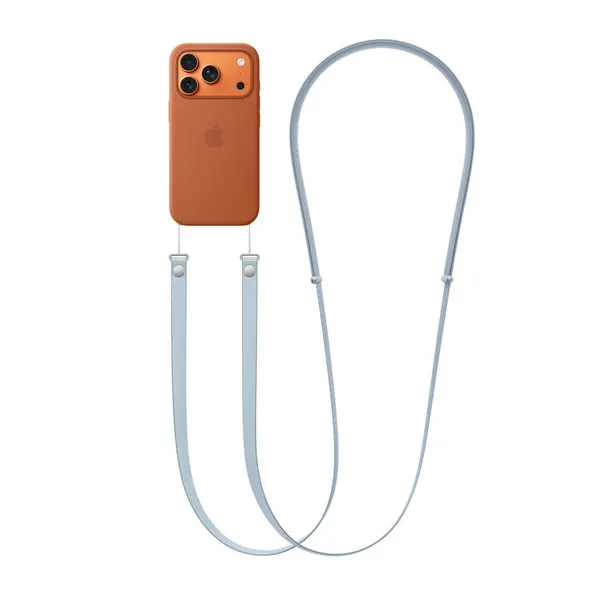 Apple шнурок на плечё Crossbody Strap - на iPhone Light Blue (MGGH4)