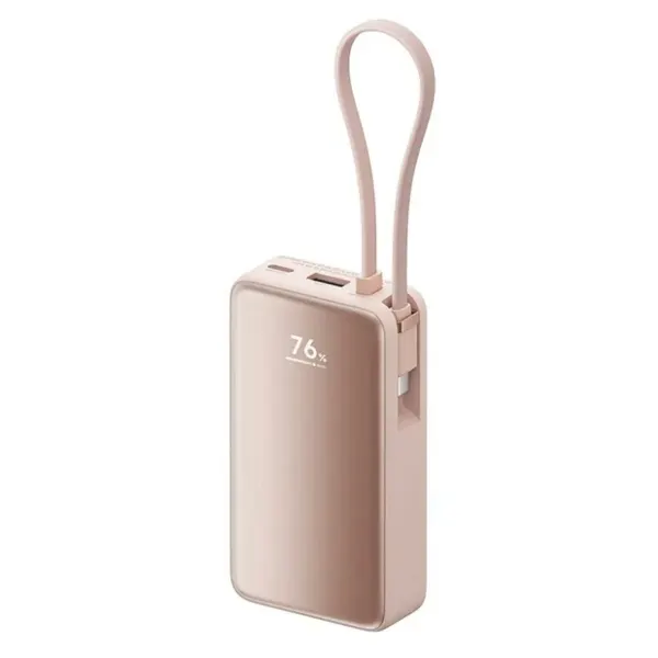 Внешний аккумулятор Xiaomi Wired Screen 10000mAh 45W (BHR07XSCN) с дисплеем, Синий