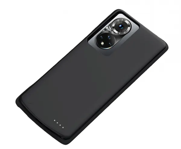 Чехол-бампер MyPads с аккумулятором 10000mAh для Huawei Honor 50 черный
