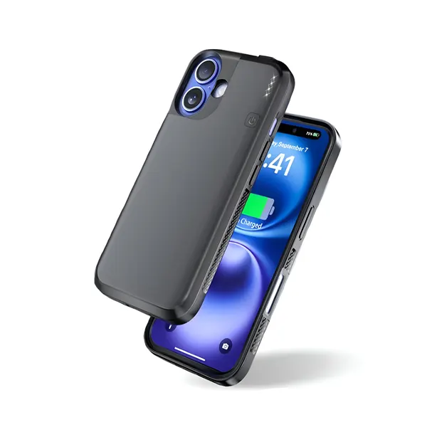 Чехол аккумулятор для iPhone 16 Plus 8000мАч с MagSafe Чёрный