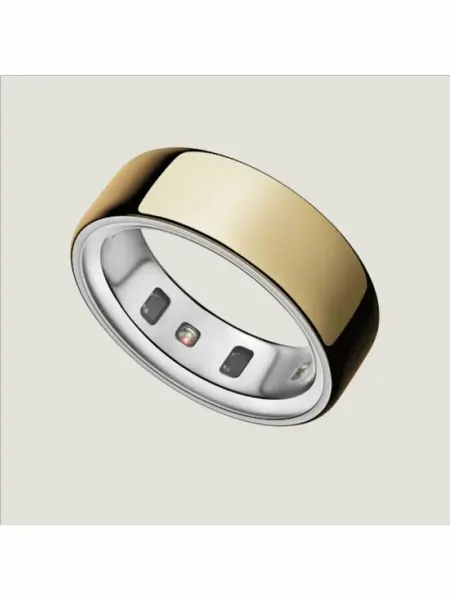 Умное кольцо Oura "Smart Ring", керамическое, водонепроницаемость IP68, золотое