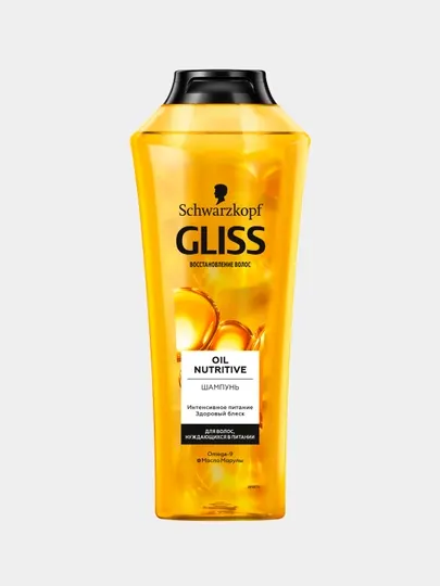 Шампунь для полос Gliss Oil Nutritive, 400 мл