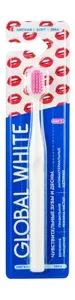 GLOBAL WHITE Зубная щетка Soft Чувствительные зубы и десны Голубая