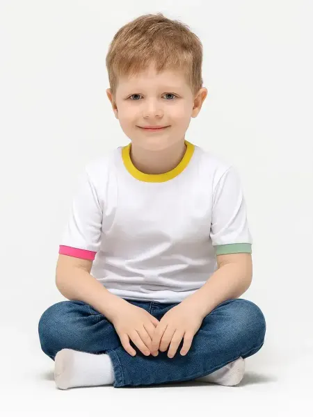 Goldenkids Базовая однотонная футболка детская