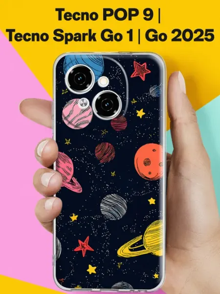 Чехол на Tecno Spark Go 1 Spark Go 2025 POP 9 с принтом Andy&Paul