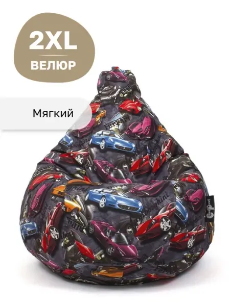 Goodpoof Кресло-мешок Груша Велюр XXL