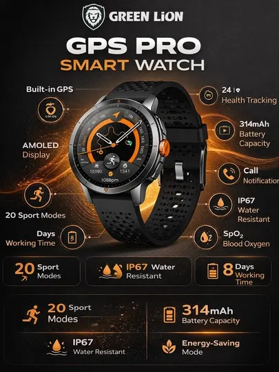Green Lion GPS Pro, умные часы