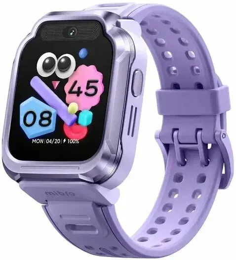 Детские смарт-часы Mibro Watch S1, видеозвонки, GPS-позиционирование, Lavender Purple