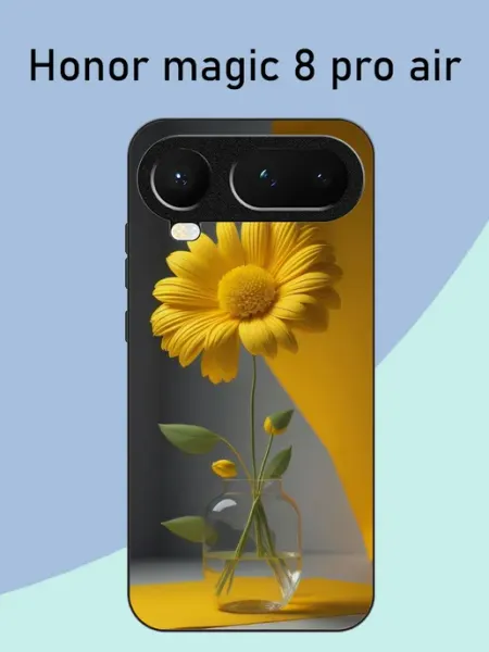 Чехол на Honor Magic8 Pro Air цветок в вазе PlusPrint