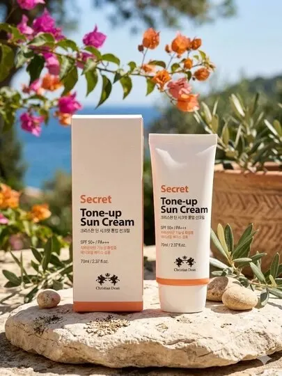 Солнцезащитный крем Secret Tone-up, SPF 50+, тональный, 70мл