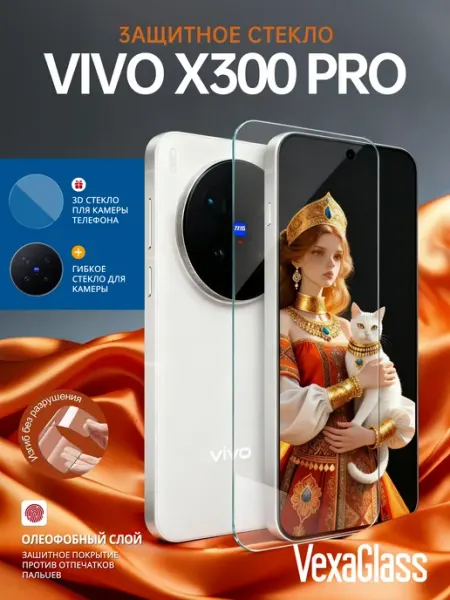 Защитное стекло Vivo X300 PRO VEXAGLASS