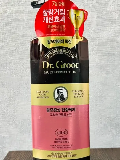 Dr. Groot - Многофункциональный шампунь для ухода за тусклыми волосами, 400 мл