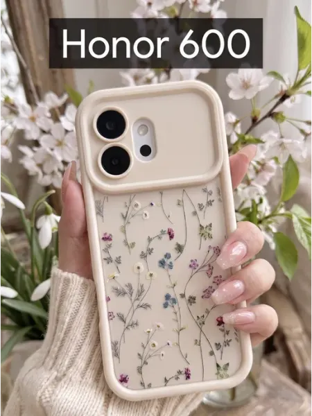 Чехол на Honor 600 Полевые цветы 1 Red Cat