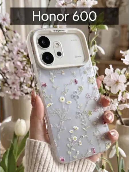 Чехол на Honor 600 Полевые цветы 1B Red Cat