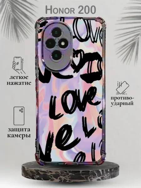 Чехол на Honor 200 с принтом граффити NastishkaCase