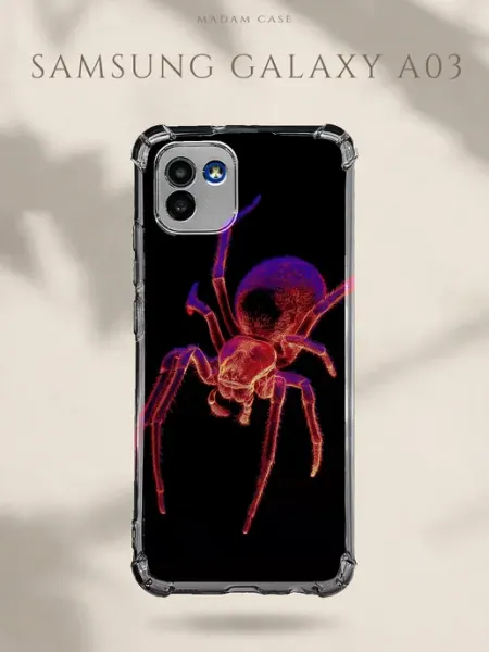 Чехол на Samsung Galaxy A03 Тарантул Madam Case