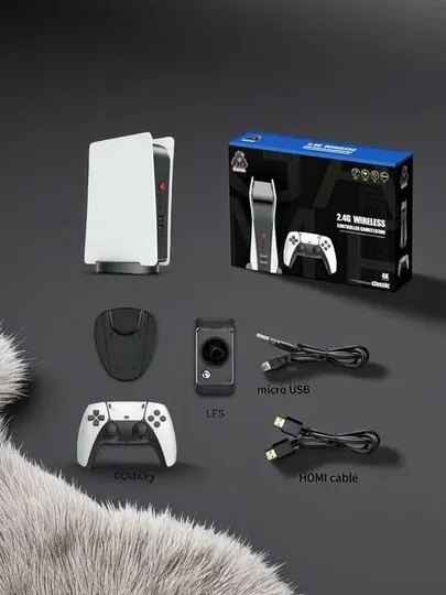 Игровая приставка GS5 для телевизора, с двумя джойстиками, со встроенными играми