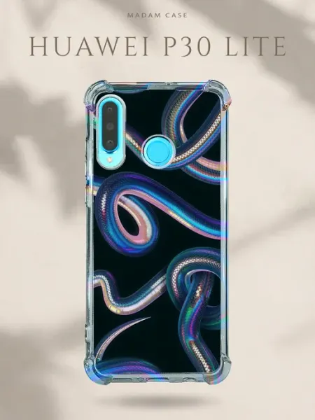 Чехол на Huawei P30 Lite Змеи Madam Case