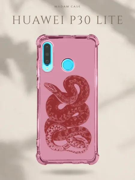 Чехол на Huawei P30 Lite Змея Madam Case