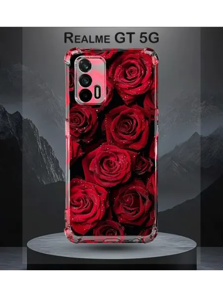 Чехол на Realme GT с принтом розы NastishkaCase