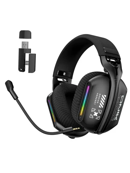 ONIKUMA Беспроводные наушники с микрофоном и подсветкой GT808