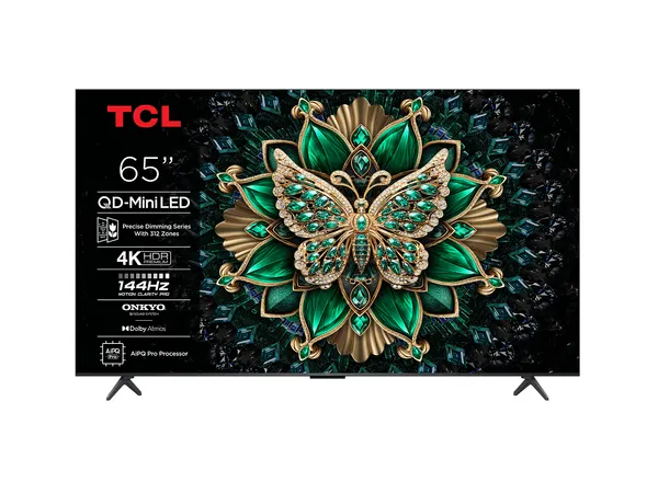 Телевизор TCL 65C6K, 65-дюймовый QD-mini LED, частота обновления 144 Гц