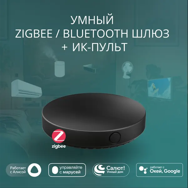 Умный хаб (шлюз Zigbee&Bluetooth + ИК-пульт) ROXIMO GWIR01