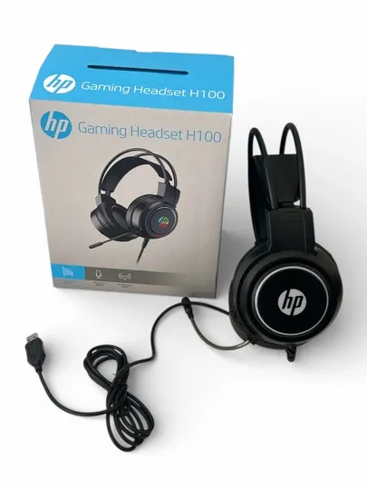HP H100 Игровые наушники с RGB подсветкой и микрофоном