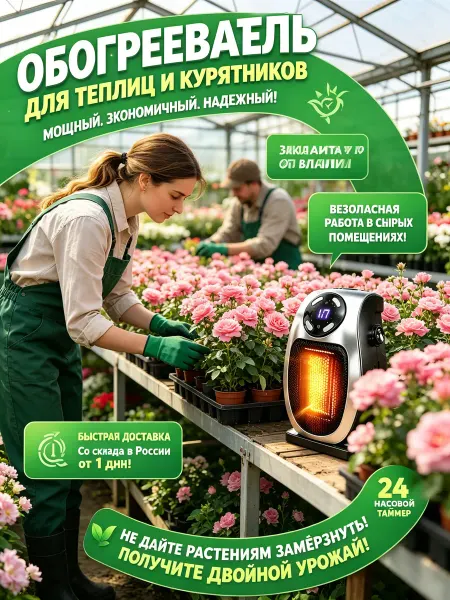 Инфракрасный обогреватель для теплицы равномерный нагрев