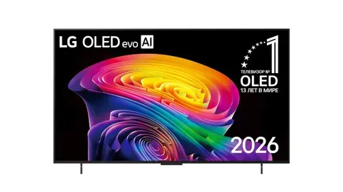 LG Телевизор OLED42C6RLA.ARUG 2026 42″ 4K UHD, черный