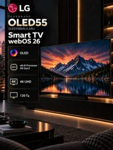 LG Телевизор OLED55B6RLA.ARU 55″ Ultra HD, черный, темно-серый