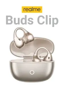 Realme Buds Clip наушники клипсы беспроводные для телефона, айфон и андроид, TWS, спортивные, с микрофоном и шумоподавлением, блютуз, вкладыши