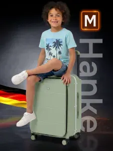 Чемодан на колесах M+, HANKE, поликарбонат, средний