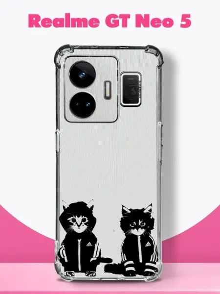 Чехол на Realme GT Neo 5 Кот INKIT