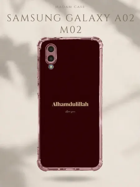 Чехол на Samsung Galaxy A02 Альхамдулиллях Madam Case