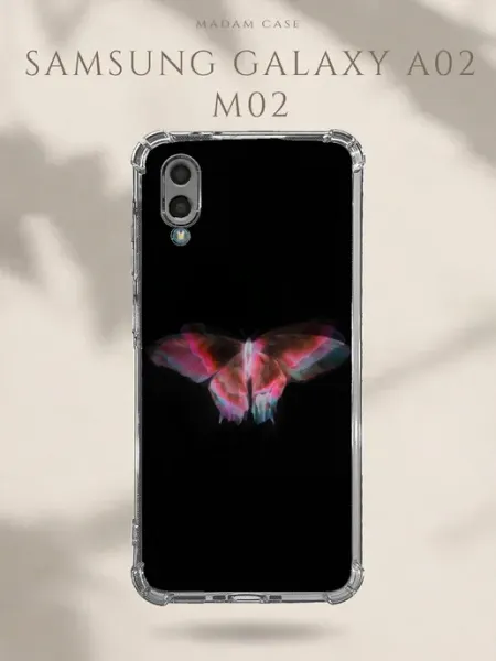 Чехол на Samsung Galaxy A02 Бабочка Madam Case