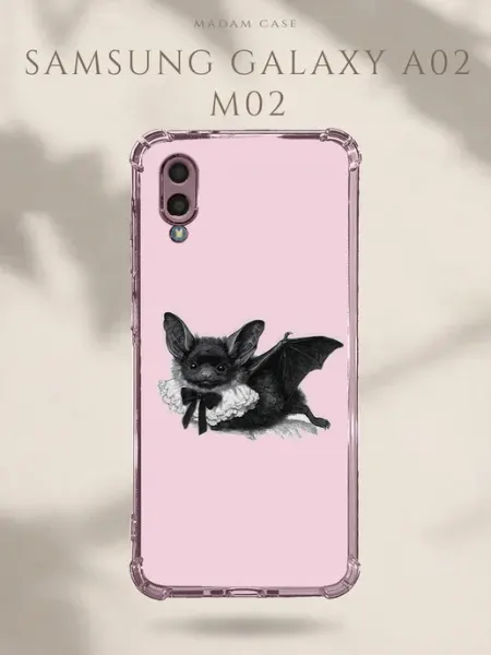 Чехол на Samsung Galaxy A02 Летучая мышь Madam Case