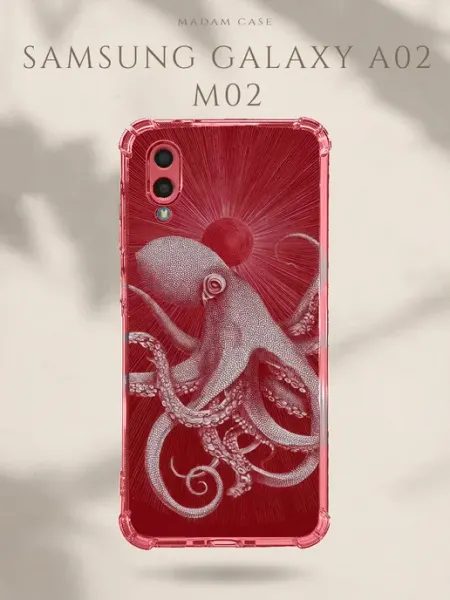 Чехол на Samsung Galaxy A02 Осьминог Madam Case