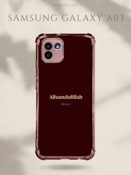 Чехол на Samsung Galaxy A03 Альхамдулиллях Madam Case