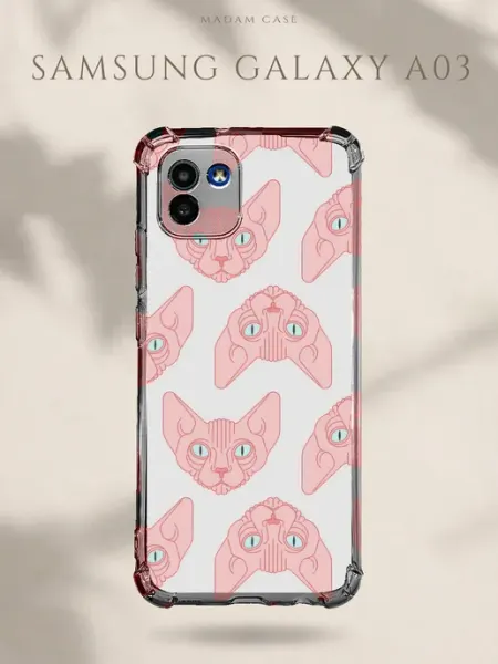 Чехол на Samsung Galaxy A03 Сфинкс Madam Case