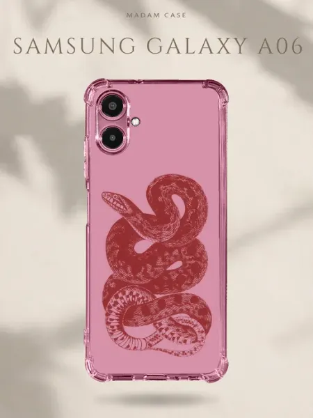 Чехол на Samsung Galaxy A06 Змея Madam Case