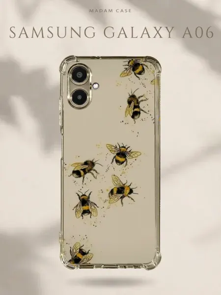 Чехол на Samsung Galaxy A06 Пчелы Madam Case