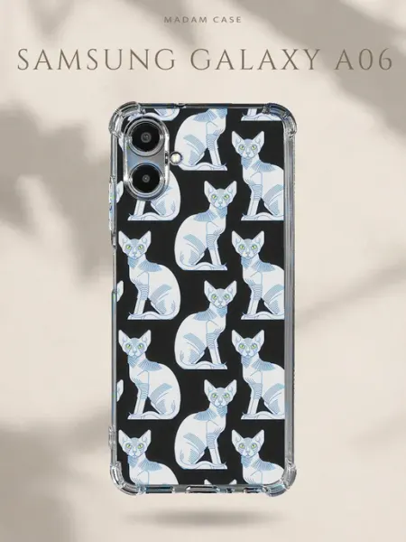 Чехол на Samsung Galaxy A06 Сфинксы Madam Case