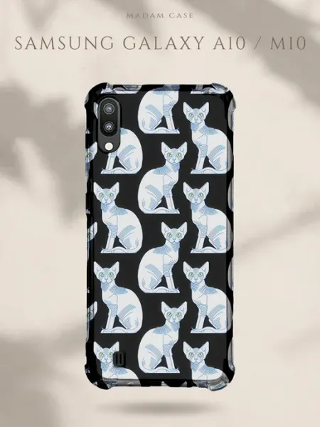 Чехол на Samsung Galaxy A10 Сфинксы Madam Case