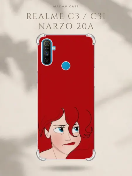 Чехол на Realme C3 Ариэль Madam Case