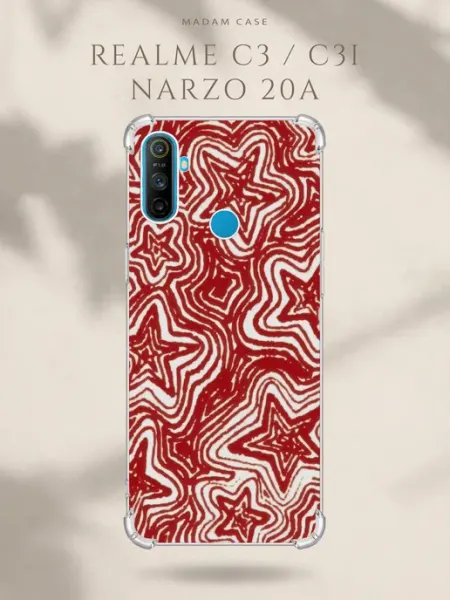 Чехол на Realme C3 Звезды Madam Case