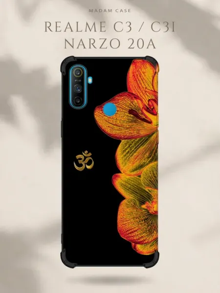 Чехол на Realme C3 Знак Ом Madam Case